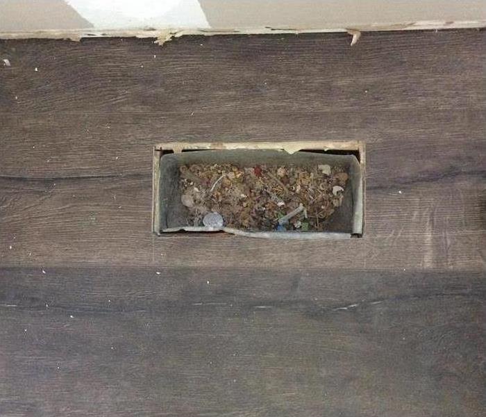 Vent Clogged with Debris