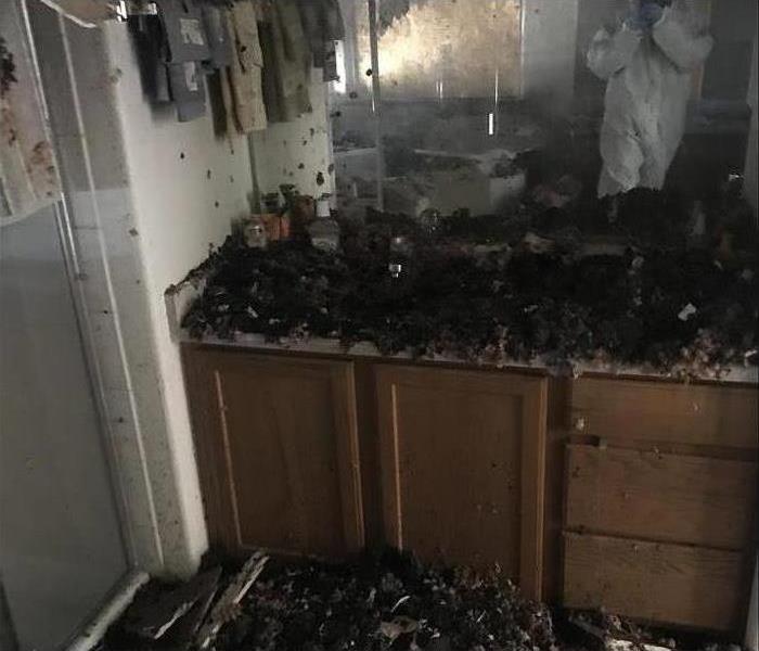 Fire Damaged Bathroom